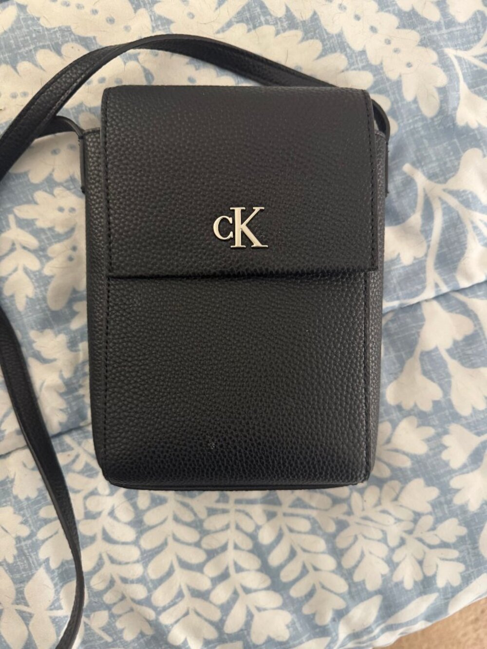 Calvin Klein Monogram Phone Crossbody Bag